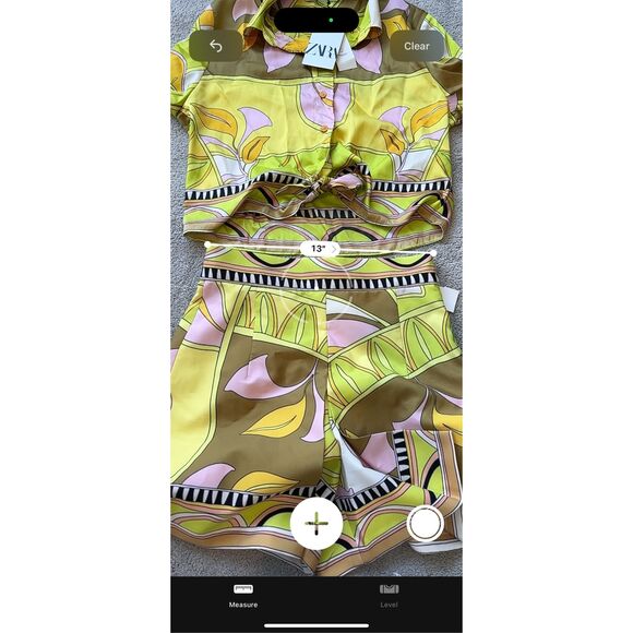 NWT Zara two piece skort and blouse set, Med $125 G18 - Picture 12 of 12